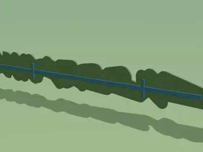 Cyberpunk Neon Sign - Futuristic Sci-Fi Light Asset Low-poly 3D model