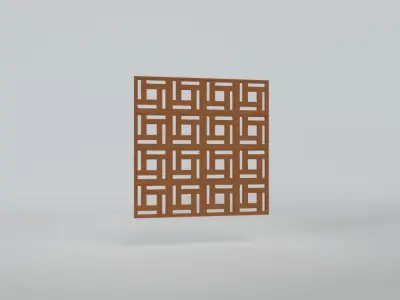 decorative wall panels patten Free low-poly 3D model purchase