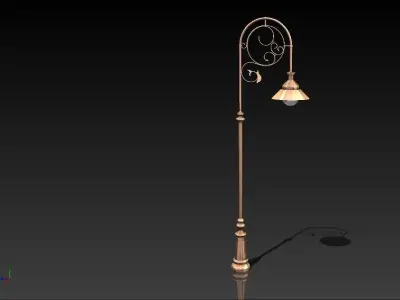 public lamp  Free 3D model