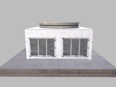 Air Vent Low-poly 3D model