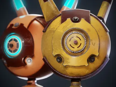 Robo Rabbit 3D model