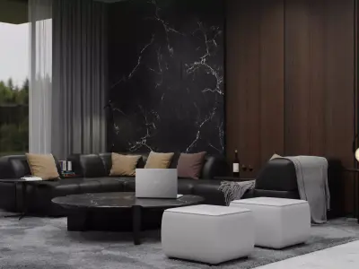 Luxury Apartment 3D model purchase