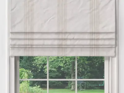 Roman Shade 01 3D model