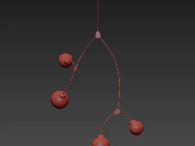 Ivy vertical 4 3D model