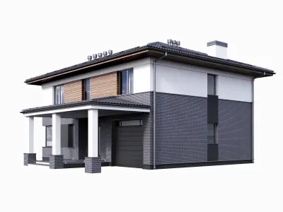 Villa 03 House Cottage Home Building 3D model