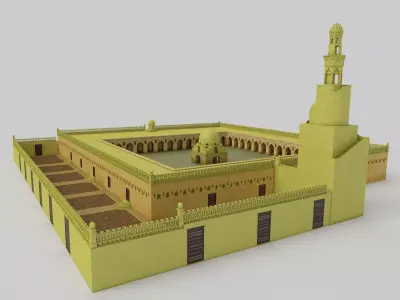 Ibnu tulun Mosque 3D model