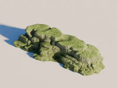 Rock 9 Low-poly 3D model