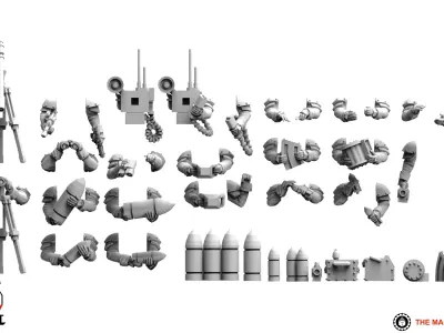 Feudal Guard - Upgrade Pack 3 3D print model