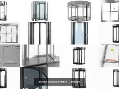 Dorma automatic doors 3D Model Pack