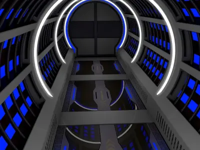 Sci Fi Corridor    3D model