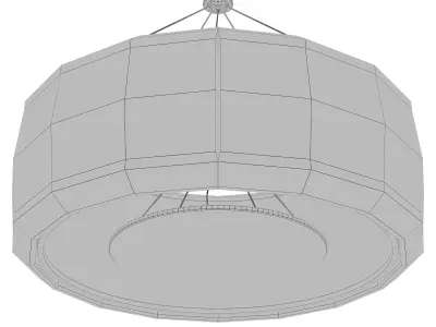 Silenzio Pendant Lamp Luceplan 3D model