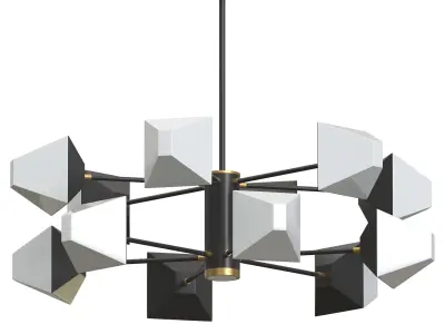 Ceiling chandelier Lumen Lux 3D model