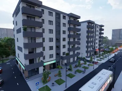 Apartments 04 Exterior 3D model