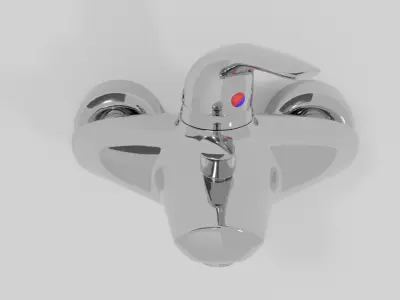 Bathtub faucet 3D model