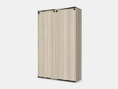 BESTA Storage combination w glass doors 5 Low-poly 3D model