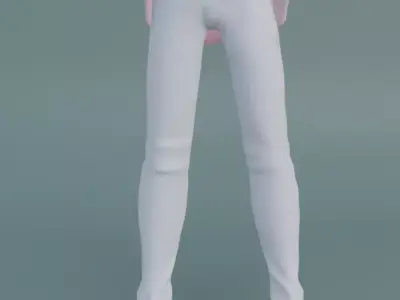 Jinu - Saja Boys Soda Pop KPop Demon Hunters T-pose Low-poly 3D model