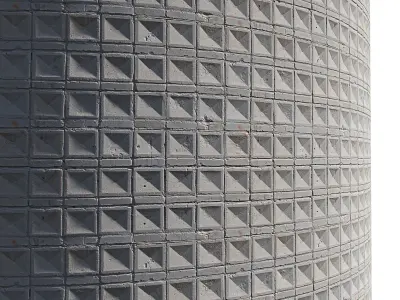 Concrete wall  3D model