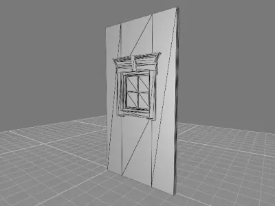 Classic 3 window 3D model