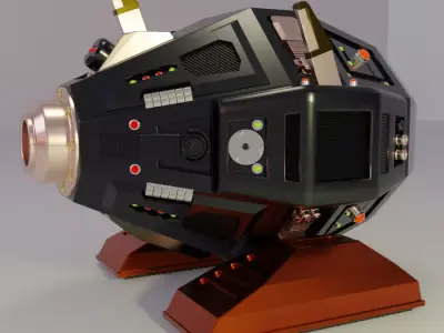 StarTrek Exocomp fan art 3D model
