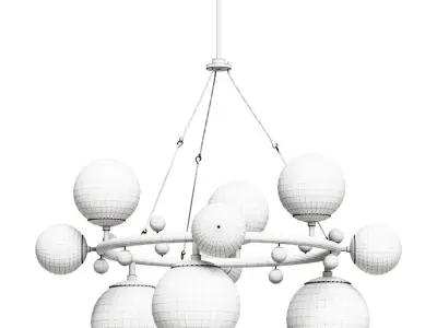TROON ROUND CHANDELIER 89447 3D model