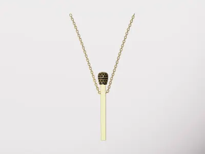 Pendant Match 3D print model