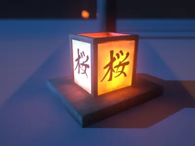 Japanese Pack 01 Low-poly 3D model