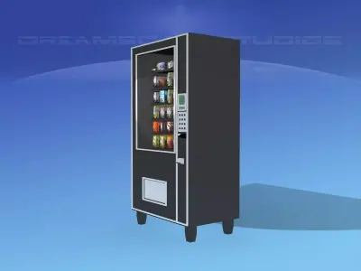 Snack Vending Machine 3D model