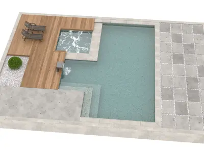 Swimming Pool 3 3D model