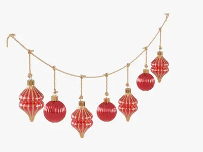  Christmas Ornament Set 03 