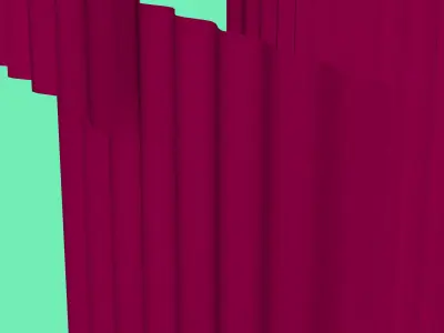 Theater Stage FBX and OBJ 3D model