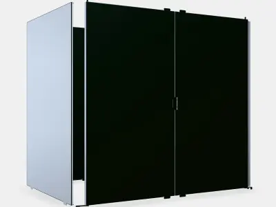 GRILLSKAR door-side rear panel Low-poly 3D model