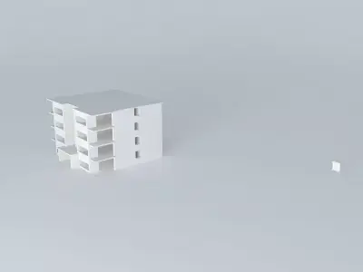 White window Free 3D model