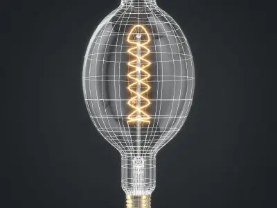 Light bulb 25 3D model
