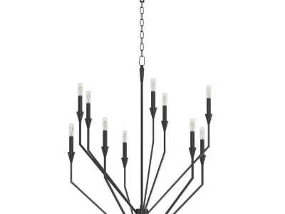 Hudson Valley 10 Light Chandelier 3D model