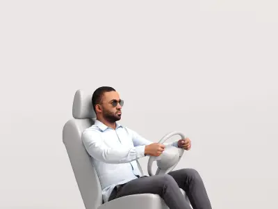 Humano 12- Collection 2211 - PEOPLE FOR CARS - 12 x 3D models  3D model