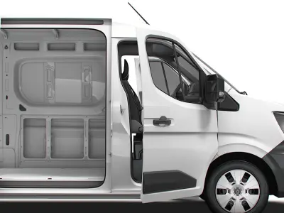 Renault Master L2H2 Van HQ Interior 2024 3D model