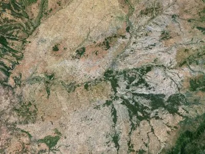 Spain Terrain 3D Map 3D model