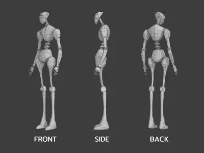 Robot design 3D model