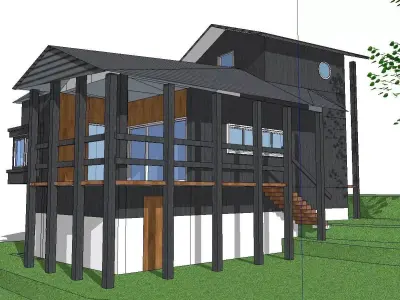 Creative Design-Holiday Cabin-075 3D model