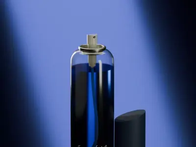 Product shot template Low-poly 3D model