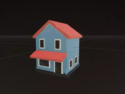 Low Poly City Pack - Stylized Urban Assets 3D model