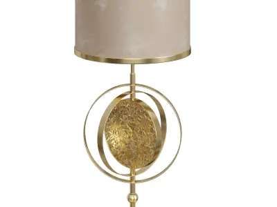  Saturn Brass Table Lamp by Luxdeco 3D model
