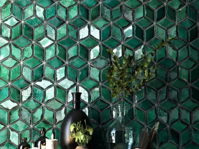 6 Teal Tile PBR Material  Vol1-Sbsar Texture