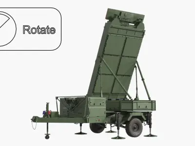  Ground Air Task Oriented Radar Deployed Rigged 