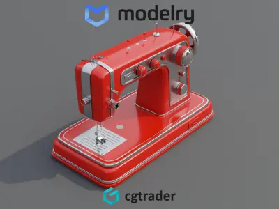 Sewing machine 3D model