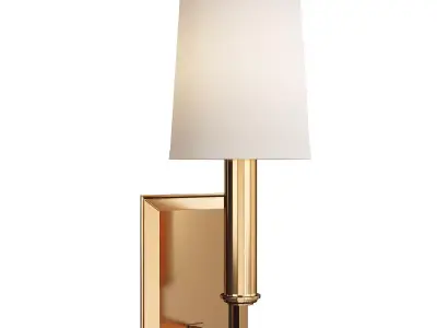 Clinton Sconce Low-poly 3D model