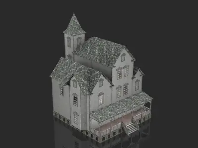 Old Abandoned House 1 3D model