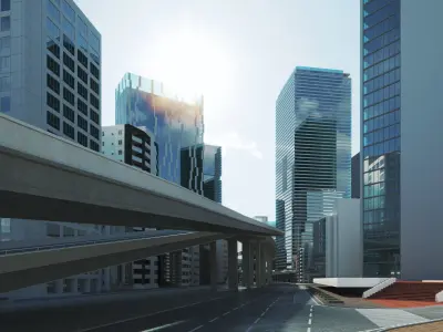 Tokyo City Shibuya 3D model