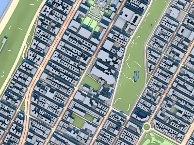 Cathedral of St John the Divine New York City 3D model