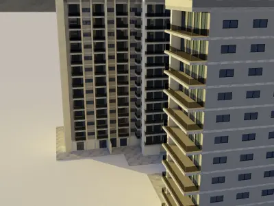 3d building model 3D model
